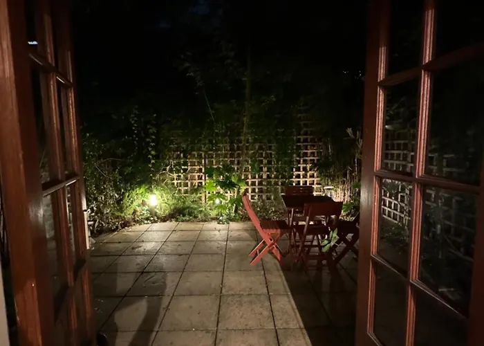 A Beautiful Room With A Private Garden